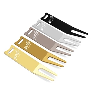 MOQ 50 Classics Steel Wave Bent Fork Divot Tool
