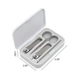 MOQ 50 4 Pieces Stainless Steel Nail Clipper Set | https://www.bestnamebadges.com