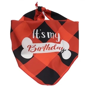 MOQ 50 Full Custom Terrylene Pet Triangle Towel