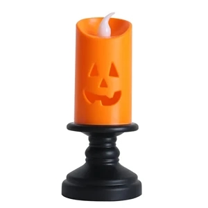 Halloween PumpkinFlameless Candle Lights | https://www.bestnamebadges.com