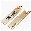 Metal Ruler Keychain | https://www.bestnamebadges.com