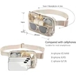 Stadium Approved Adjustable Strap Clear Belt Bag | https://www.bestnamebadges.com