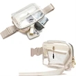 Stadium Approved Adjustable Strap Clear Belt Bag | https://www.bestnamebadges.com