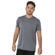 USA-Made 100% Poly Crew Performance Tee Shirt | https://www.bestnamebadges.com