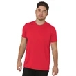 USA-Made 100% Poly Crew Performance Tee Shirt | https://www.bestnamebadges.com