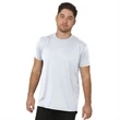 USA-Made 100% Poly Crew Performance Tee Shirt | https://www.bestnamebadges.com