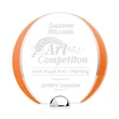 Stanton Award - Orange | https://www.bestnamebadges.com