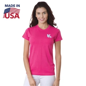 100% Cotton MADE IN USA Women's Heavyweight Crew | https://www.bestnamebadges.com
