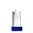 Berkeley Star on Padova Base - Blue | https://www.bestnamebadges.com