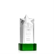 Berkeley Star on Padova Base - Green | https://www.bestnamebadges.com