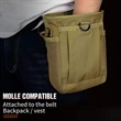 Tactical Molle Drawstring Dump Pouch | https://www.bestnamebadges.com