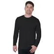 USA-Made 100% Poly Crew Performance Long Sleeve Tee | https://www.bestnamebadges.com