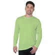 USA-Made 100% Poly Crew Performance Long Sleeve Tee | https://www.bestnamebadges.com