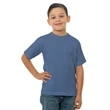 100% Cotton USA-Made Youth Crew Tee | https://www.bestnamebadges.com