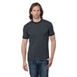 100% Cotton USA-Made Heavyweight Ringer Crew Tee | https://www.bestnamebadges.com