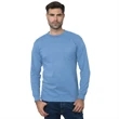 USA-Union Made Pre-Shrunk Long Sleeve Pocket Crew Tee Shirt | https://www.bestnamebadges.com