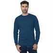 USA-Union Made Pre-Shrunk Long Sleeve Pocket Crew Tee Shirt | https://www.bestnamebadges.com