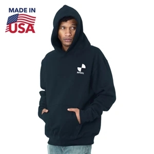 Made in USA 100% Pre-Shrunk Oversized Hoodie | https://www.bestnamebadges.com