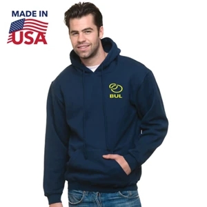100% USA-Union Made Snug Fit Pullover Hoodie | https://www.bestnamebadges.com