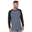 USA-Made 100% Pre-Shrunk Thermal Raglan Long Sleeve w/ Cuff | https://www.bestnamebadges.com