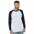 USA-Made 100% Pre-Shrunk Thermal Raglan Long Sleeve w/ Cuff | https://www.bestnamebadges.com