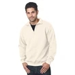 Made in USA Unisex Pre-Shrunk Quarter Zip Fleece | https://www.bestnamebadges.com