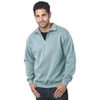 Made in USA Unisex Pre-Shrunk Quarter Zip Fleece | https://www.bestnamebadges.com