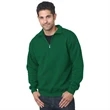Made in USA Unisex Pre-Shrunk Quarter Zip Fleece | https://www.bestnamebadges.com