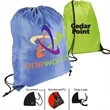 Rock'it 3-Day 210D Polyester Cinch Backpack Drawstring Bag | https://www.bestnamebadges.com
