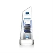 Belmont Tower VividPrint™ Award on Stanrich - Clear | https://www.bestnamebadges.com