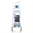 Belmont Tower VividPrint™ Award on Stanrich - Clear | https://www.bestnamebadges.com
