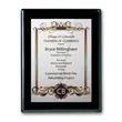 SpectraPrint™ Plaque - Ebony Silver | https://www.bestnamebadges.com
