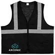 100% Polyester Premium Reflective Safety Vest | https://www.bestnamebadges.com