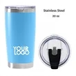 20oz Solid Color Stainless Steel Insulated Vacuum Mug Cup | https://www.bestnamebadges.com