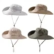 Customized Waterproof Wide Brim Foldable Boonie Hat Cap | https://www.bestnamebadges.com