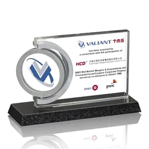 Prestige Glass - Custom Award | https://www.bestnamebadges.com