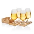 Bamboo Coaster Gift Set - Breckland | https://www.bestnamebadges.com