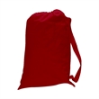 Cotton Canvas Drawstring Bag USA Decorated | https://www.bestnamebadges.com