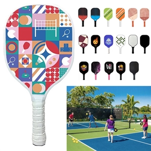 Single Pickleball Paddle (Fiberglass/Carbon Fiber/Wood)
