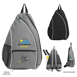 Pickleball Carryall Backpack | https://www.bestnamebadges.com