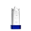Berkeley Star on Padova Base - Blue | https://www.bestnamebadges.com
