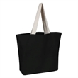 100% Cotton Canvas Colored Beach Bag | https://www.bestnamebadges.com