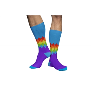 Pride Men's Dress Sock - Made In Italy