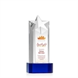 Berkeley VividPrint™ Award on Padova Base - Blue | https://www.bestnamebadges.com