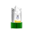 Berkeley VividPrint™ Award on Marvel Base - Green | https://www.bestnamebadges.com