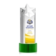 Berkeley VividPrint™ Award on Marvel Base - Green | https://www.bestnamebadges.com