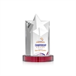Berkeley VividPrint™ Award on Condor Base - Red | https://www.bestnamebadges.com