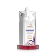 Berkeley VividPrint™ Award on Condor Base - Red | https://www.bestnamebadges.com