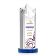 Berkeley VividPrint™ Award on Condor Base - Blue | https://www.bestnamebadges.com