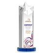 Berkeley VividPrint™ Award on Condor Base - Blue | https://www.bestnamebadges.com